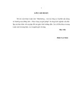 luận văn thạc sĩ marketing mix tại công ty cổ phần xây dựng  và thương mại đông sơn thực trạng và giải pháp 