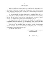 luận văn khách sạn du lich hoàn thiện hoạt động xúc tiến của khách sạn crowne plaza west, hanoi 