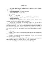 luận văn khách sạn du lich hoàn thiện quy trình bán hàng cá nhân của công ty cổ phần mặt trời việt nam – sunvina travel 