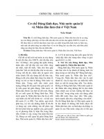 Cơ chế Đảng lãnh đạo, Nhà nước quản lý và Nhân dân làm chủ ở Việt Nam