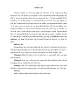 luận văn quản trị kinh doanh hoạch định chiến lược phát triển thị trường tại công ty cổ phần hóa chất công nghệ mới việt nam 