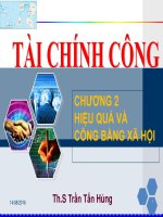 Bài giảng Tài chính công: Chương 2 - Th.S Trần Tấn Hùng