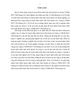 luận văn quản trị kinh doanh hoàn thiện công tác hoạch định chiến lược kinh doanh tại công ty TNHH MTV TM hoàng gia 