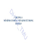 Bài giảng học phần Kinh tế vĩ mô 2: Chương 4 - Trường ĐH Thương Mại