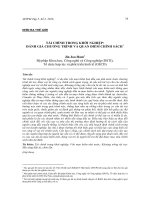 Tài chính trong khởi nghiệp: Đánh giá chương trình và quan điểm chính sách