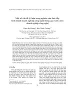 Một số vấn đề lý luận trong nghiên cứu thúc đẩy hình thành doanh nghiệp công nghệ thông qua vườn ươm doanh nghiệp công nghệ