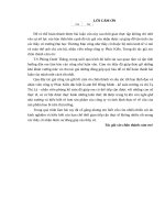 luận văn kinh tế luật kích cầu về sản phẩm bao bì của công ty TNHH phúc kiến trên thị trường tỉnh thái bình 