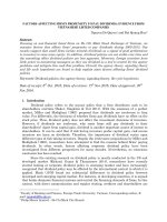 Factors affecting firm’s propensity to pay dividends: Evidence from Vietnamese listed companies