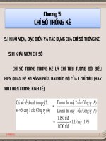 Bài giảng Nguyên lý thống kê kinh tế: Chương 5 - ThS. Nguyễn Văn Phong