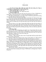 luận văn quản trị kinh doanh hoạch định chiến lược phát triển thị trường cho công ty TNHH dịch vụ thương mại và vận tải giang sơn  