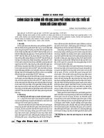 Chính sách tài chính đối với học sinh phổ thông dân tộc thiểu số trong bối cảnh hiện nay