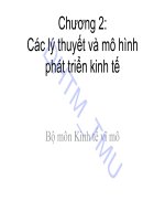 Bài giảng học phần Kinh tế phát triển: Chương 2 – ĐH Thương mại