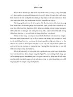 luận văn quản trị kinh doanh hoàn thiện hoạch định chiến lược kinh doanh tại công ty xăng dầu nghệ an 