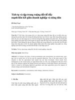 Tích tụ và tập trung ruộng đất để đẩy mạnh liên kết giữa doanh nghiệp và nông dân