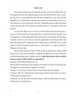 luận văn quản trị kinh doanh hoàn thiện công tác chăm sóc khách hàng của công ty TNHH vật liệu xây dựng vinmat 