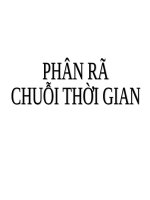 Phân rã chuỗi thời gian trong dự báo