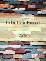 Lecture Principles of economics (Asia Global Edition) - Chapter 1
