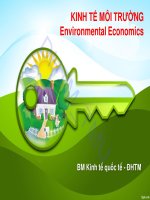 Bài giảng Kinh tế môi trường (Environmental economics): Chương 1 – ĐH Thương mại