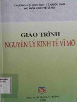 Giáo trình Nguyên lý kinh tế vĩ mô: Phần 1 - PGS.TS. Nguyễn Văn Công (chủ biên)
