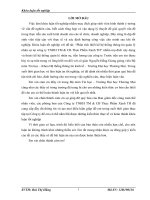 luận văn hệ thống thông tin kinh tế phân tích thiết kế hệ thống thông tin quản lý nhân sự tại công ty TNHH TM  CB thực phẩm xanh TH 