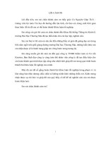 luận văn hệ thống thông tin kinh tế phân tích thiết kế phần mềm quản lý dữ liệu khách hàng tại công ty TNHH kiểm toán và tư vấn kreston 