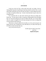 luận văn khách sạn du lich nâng cao chất lượng dịch vụ buồng tại khách sạn kim liên 2, hà nội 