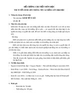 Đề cương chi tiết môn học: Kinh tế vi mô