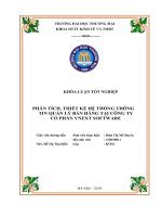 luận văn hệ thống thông tin kinh tế phân tích, thiết kế hệ thống thông tin quản lí bán hàng tại công ty cổ phần vnext software 