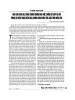 Đào tạo cán bộ, công chức người dân tộc thiểu số cấp cơ sở phục vụ việc thực hiện các chính sách dân tộc của tỉnh Đắk Lắk