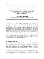 Kinh tế học đổi mới (innovation economics) - học thuyết kinh tế dẫn đường cho khoa học, công nghệ và đổi mới trở thành động lực tăng trưởng và phát triển kinh tế trong thế kỷ XXI