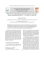 Phát triển văn hóa lãnh đạo trong bối cảnh của cuộc cách mạng công nghiệp lần thứ tư – Lý thuyết và thực tiễn