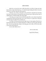 luận văn khách sạn du lịch quản trị tác nghiệp tại bộ phận lễ tân của khách sạn brandi hanoi, công ty cổ phần thương mại quốc tế thành hưng, hà nội 