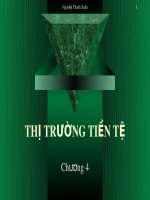 Bài giảng Kinh tế vĩ mô: Chương 4 - Nguyễn Thanh Xuân