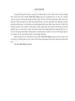luận văn khách sạn du lich hoàn thiện công tác tổ chức bán hàng của công ty cổ phần thiết bị xử lý nước SETFIL 