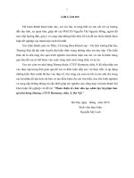 luận văn quản trị nhận lực hoàn thiện tổ chức đào tạo nhân lực bộ phận bàn tại nhà hàng dương, CTCP harmony châu á, hà nội 