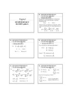 Bài giảng Nhập môn Kinh tế lượng: Chương 2 (Phần 2)