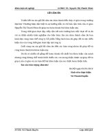 luận văn quản trị kinh doanh hoàn thiện công tác lãnh đạo của công ty cổ phần tổng bách hóa 