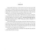 luận văn quản trị kinh doanh hoàn thiện hoạch định chiến lược phát tri n thị trường tại công ty TNHH thương mại và dịch vụ hùng đức 