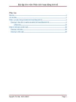 Bài tập lớn môn Phân tích hoạt động kinh tế