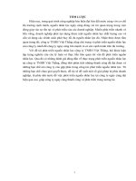 luận văn kinh tế luật phát triển nguồn nhân lực công ty TNHH việt thắng 