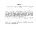 luận văn marketing hoàn thiện chƣơng trình xúc tiến ph i hợp cho các sản phẩm bảo hiểm của bảo việt tại công ty TNHH vietcomin 