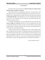 luận văn kê toán TMU phân tích hiệu quả sử dụng vốn kinh doanh tại công ty cổ phần ITC việt nam 