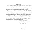 luận văn kinh doanh quốc tế giám sát và điều hành quy trình giao nhận hàng nhập khẩu bằng đƣờng biển tại công ty cổ phần GNVT đông dƣơng 