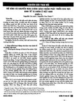 Mô hình và khuyến nghị chính sách nhằm phát triển khu vực kinh tế tư nhân ở Việt Nam (phần 1)