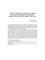 Một số vấn đề đặt ra trong quá trình phát triển nền kinh tế thị trường định hướng xã hội chủ nghĩa ở Việt Nam