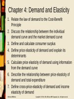 Lecture Principles of economics (Brief edition, 2e): Chapter 4 - Robert H. Frank, Ben S. Bernanke