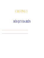 Bài giảng Kinh tế lượng: Chương 3 - ĐH Bách khoa Hà Nội