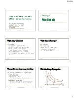 Bài giảng Lý thuyết kinh tế học vi mô: Chương 3 - TS. Phan Thế Công