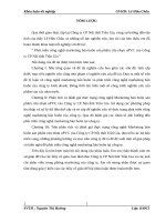 luận văn marketing phát triển công nghệ marketing bán buôn sản phẩm cửa nhựa uPVC của công ty CP nội thất trần gia 