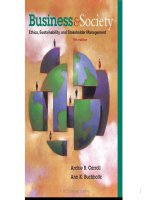 Lecture Business and society - Chapter 17: Employee Stakeholders and Workplace Issues